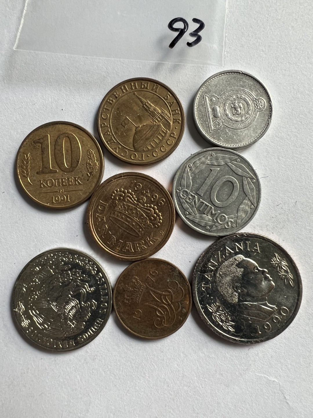 泡泡堂第209期  世界硬币（无押金，无佣金，捡漏，全场20包邮，偏远地区除外） 硬币一袋93