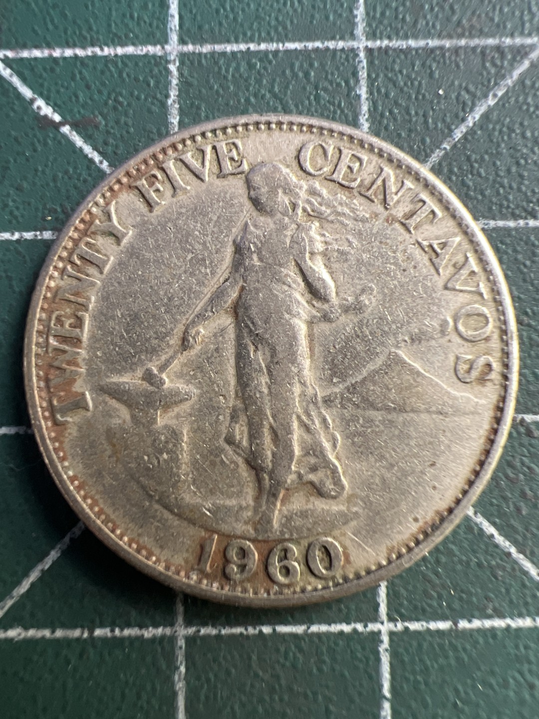 泡泡堂第209期  世界硬币（无押金，无佣金，捡漏，全场20包邮，偏远地区除外） 菲律宾25分