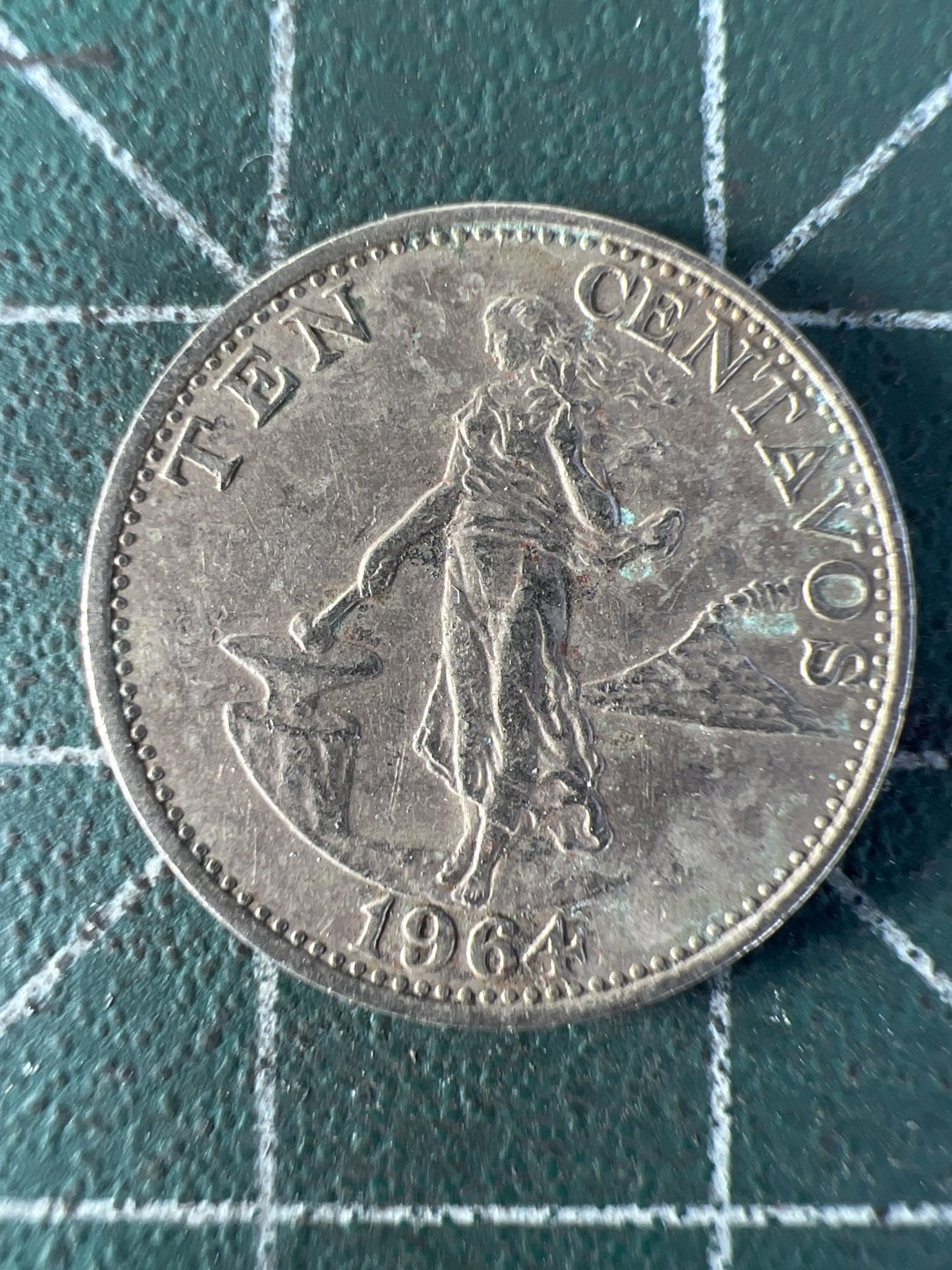 泡泡堂第192期  世界硬币（无押金，无佣金，捡漏，全场20包邮，偏远地区除外） 菲律宾1964年十分