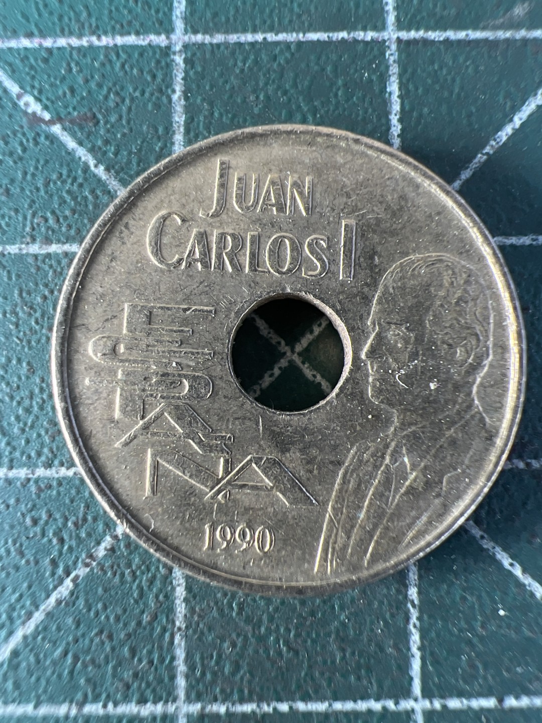 泡泡堂第192期  世界硬币（无押金，无佣金，捡漏，全场20包邮，偏远地区除外） 西班牙25分纪念币