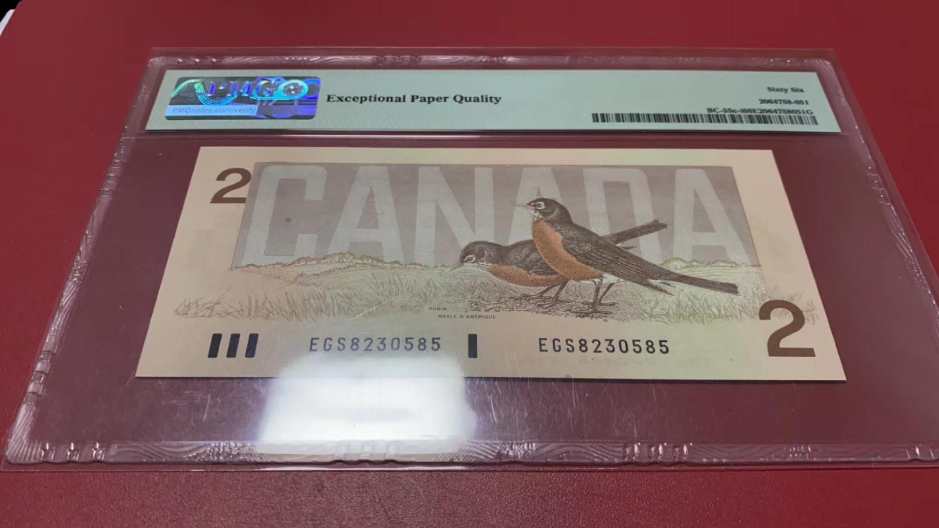 【Blue Auction】✨世界纸币精拍第278期——小年特辑【精】 【无47】加拿大 1986年2元 PMG66EPQ 