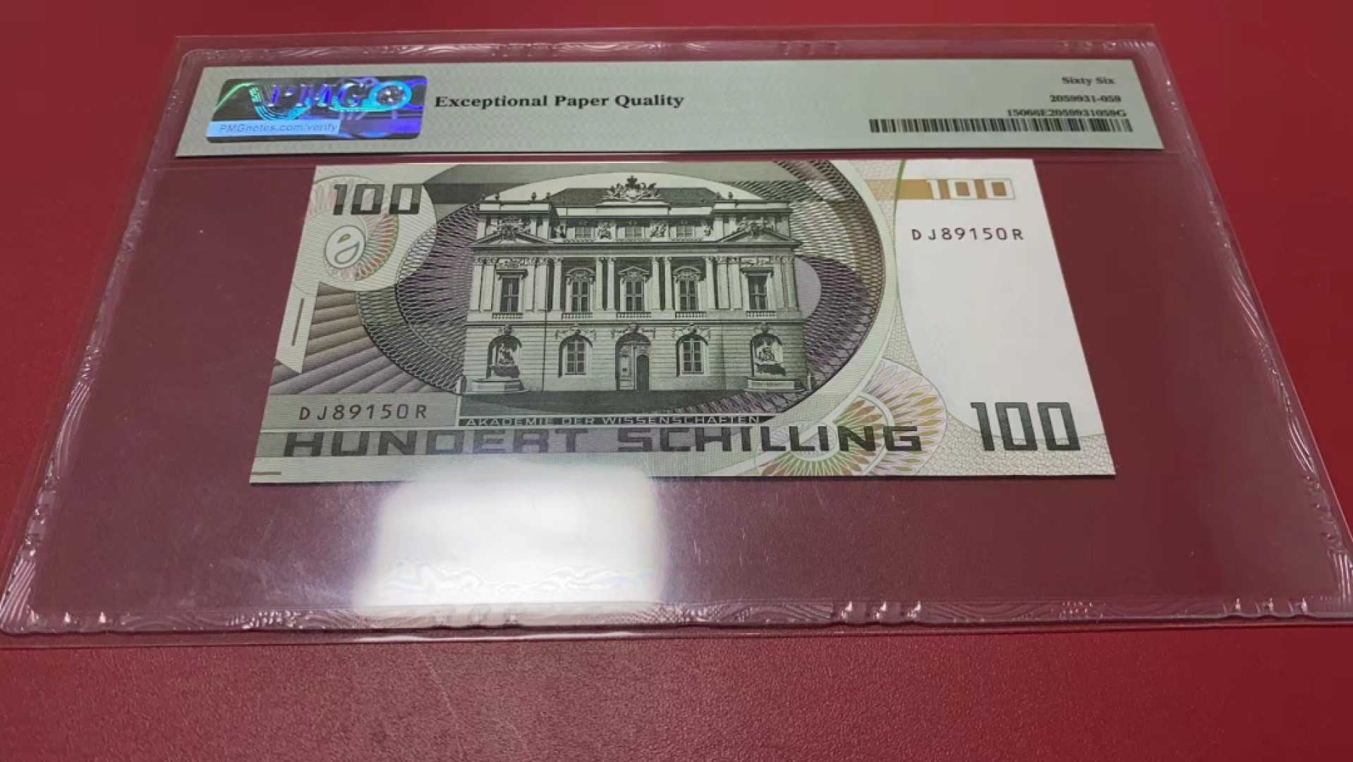 【Blue Auction】✨世界纸币精拍第278期——小年特辑【精】 【无47】奥地利 1984年100先令 PMG66EPQ 