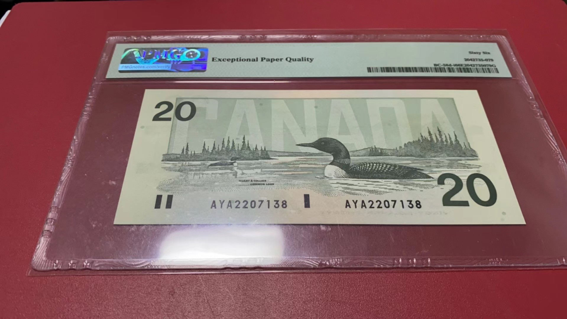 【Blue Auction】✨世界纸币精拍第278期——小年特辑【精】 加拿大 1991年20元 PMG66EPQ 