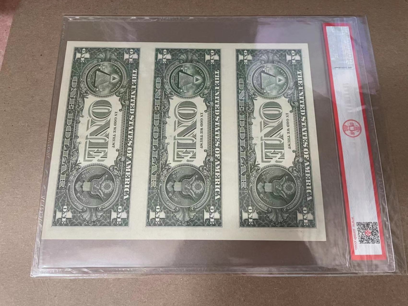 【Blue Auction】✨世界纸币精拍第278期——小年特辑【精】 【三连体】美国 2013年1美金 爱藏67EPQ