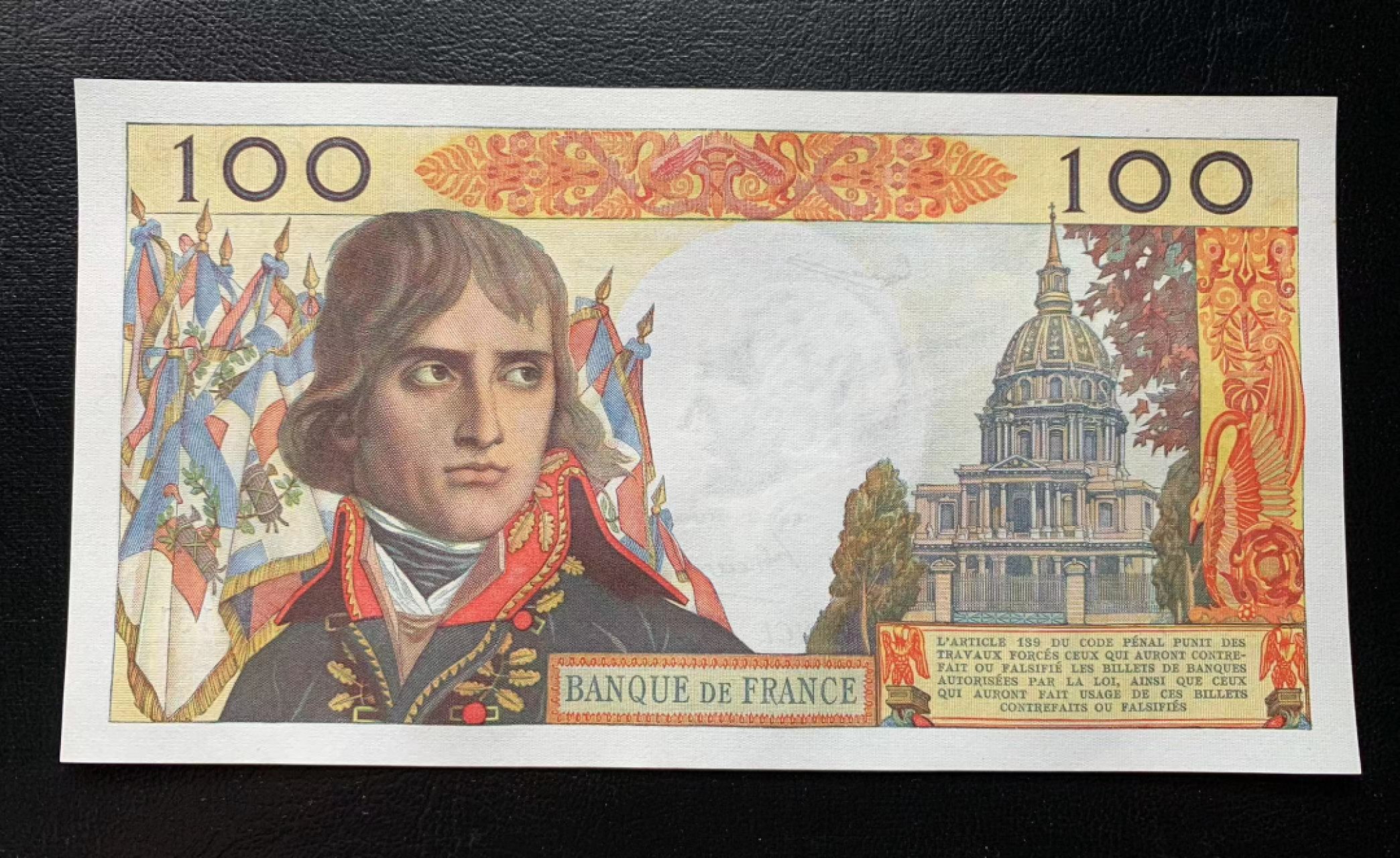 【Blue Auction】✨世界纸币精拍第278期——小年特辑【精】 法国 1962年100新法郎 拿破仑 UNC-