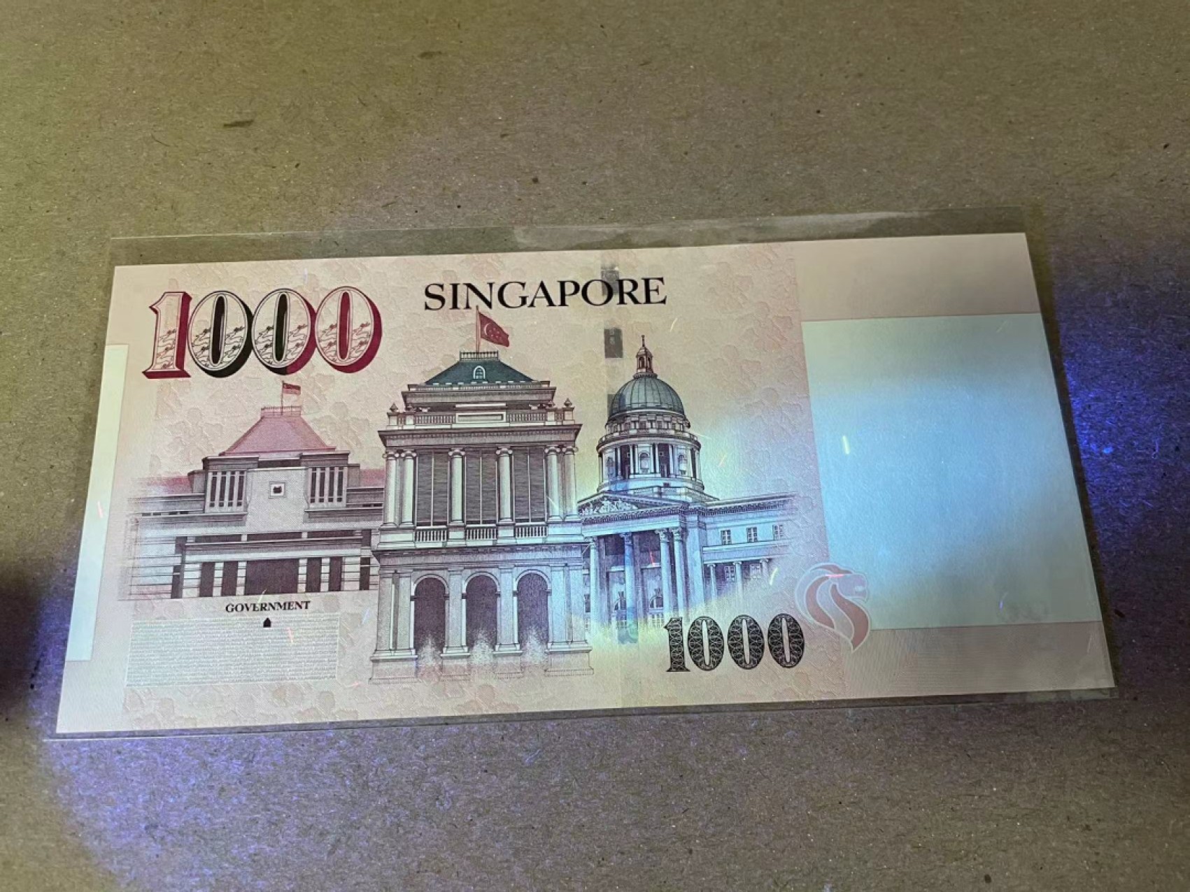 【Blue Auction】✨世界纸币精拍第278期——小年特辑【精】 【无47】新加坡 人像版 1000元 全新UNC 精美