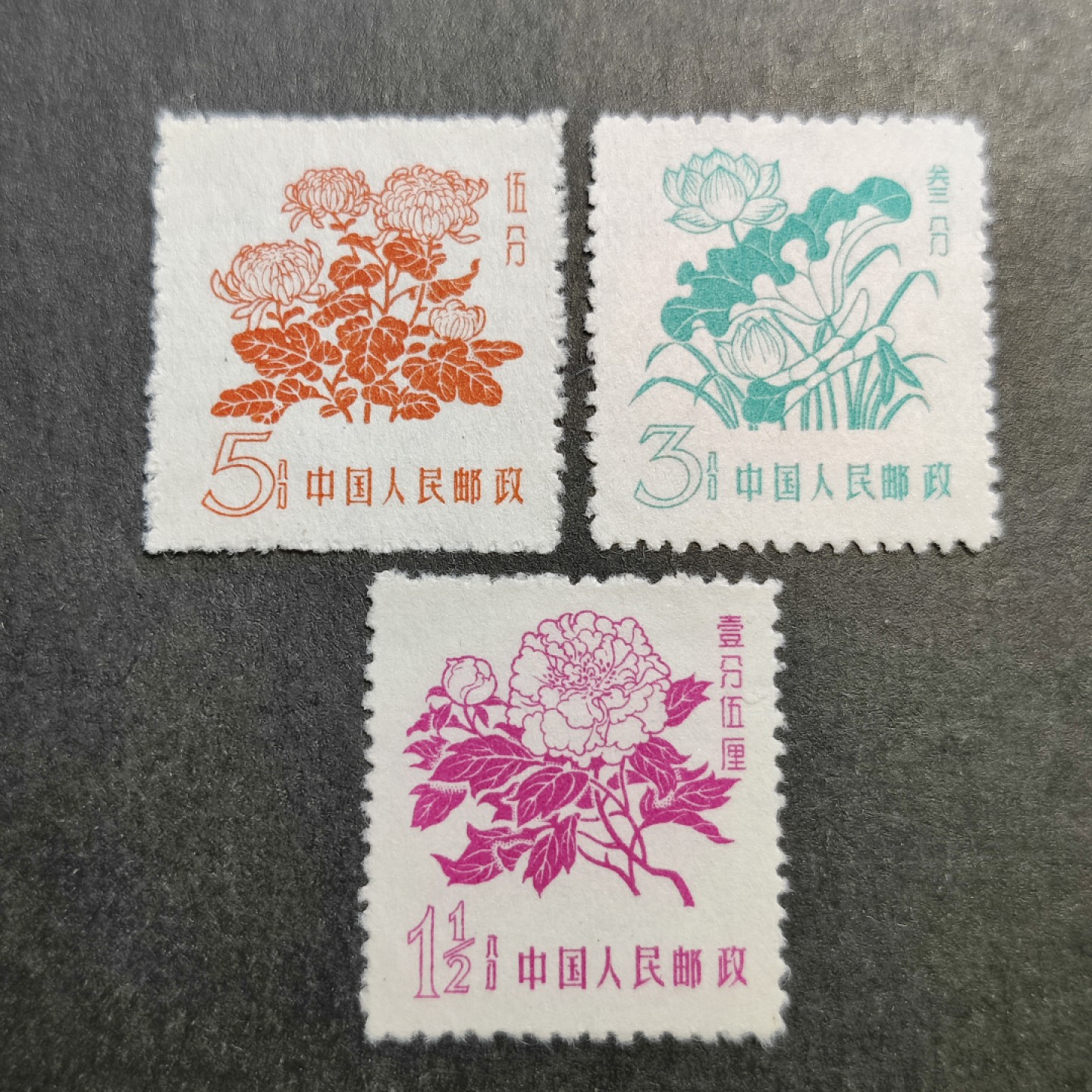 洪涛臻品批发群  精选邮票限时拍卖第一百三十九期 普10花卉 新票3全 上品-全品  赝品多 终身保真！