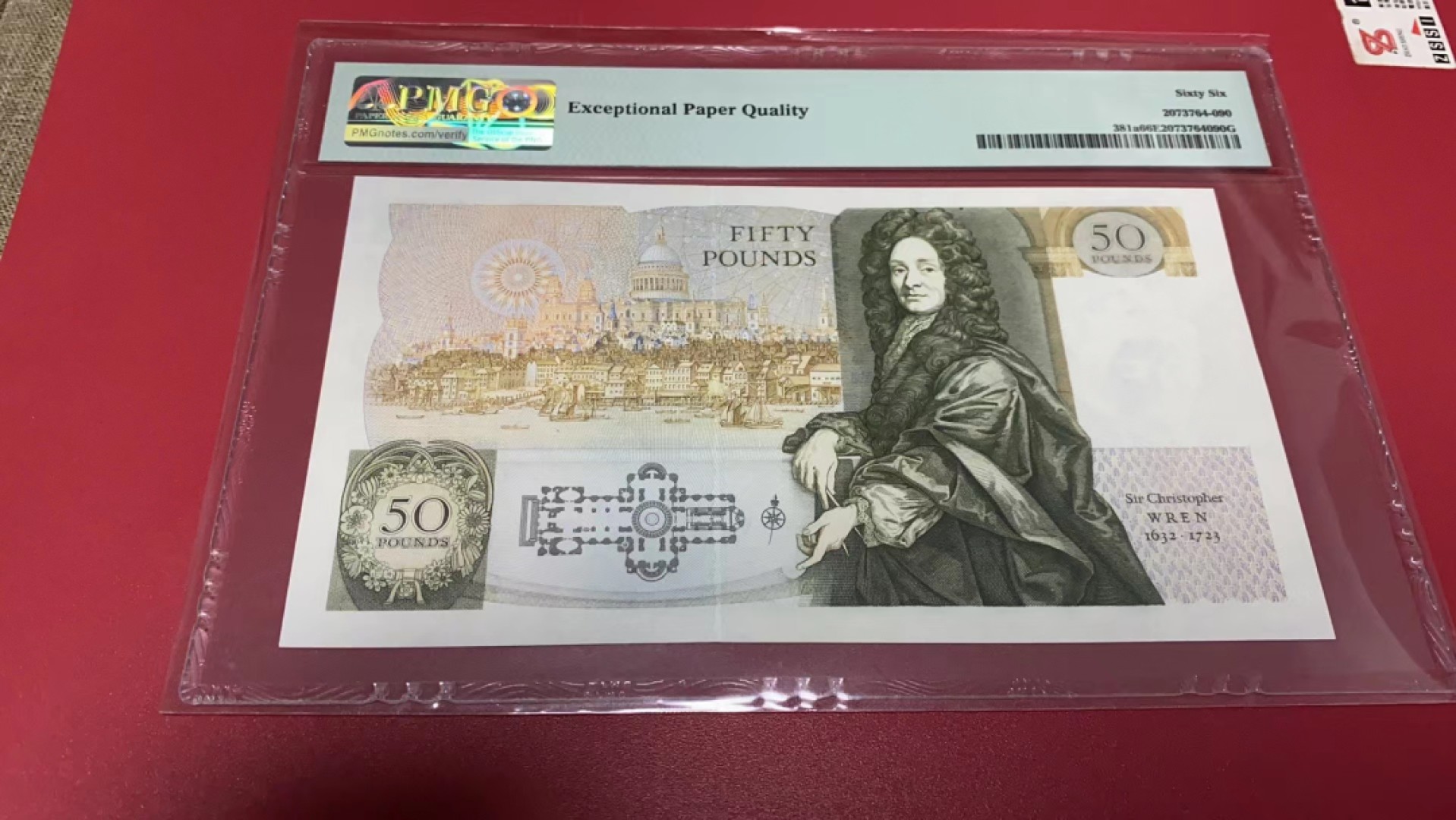 【Blue Auction】✨世界纸币精拍第278期——小年特辑【精】 英国 D序列 1981-88年50镑 PMG66EPQ 