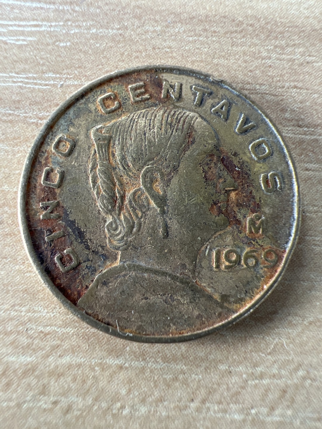 泡泡堂第197期  世界硬币（无押金，无佣金，捡漏，全场20包邮，偏远地区除外） 墨西哥五分