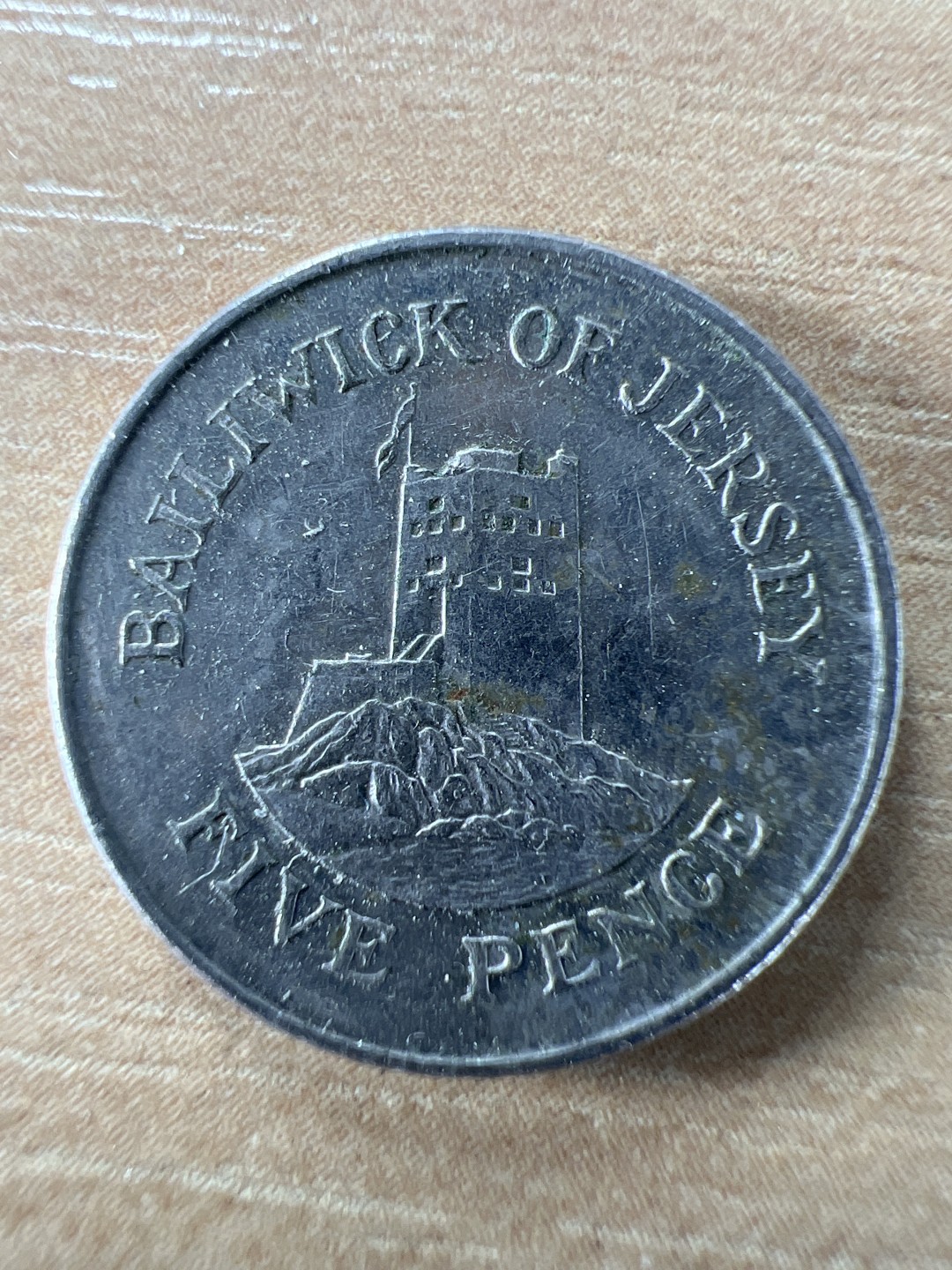 泡泡堂第228期  世界硬币邮票 （无押金，无佣金，捡漏，全场20包邮，偏远地区除外） 泽西岛5便士