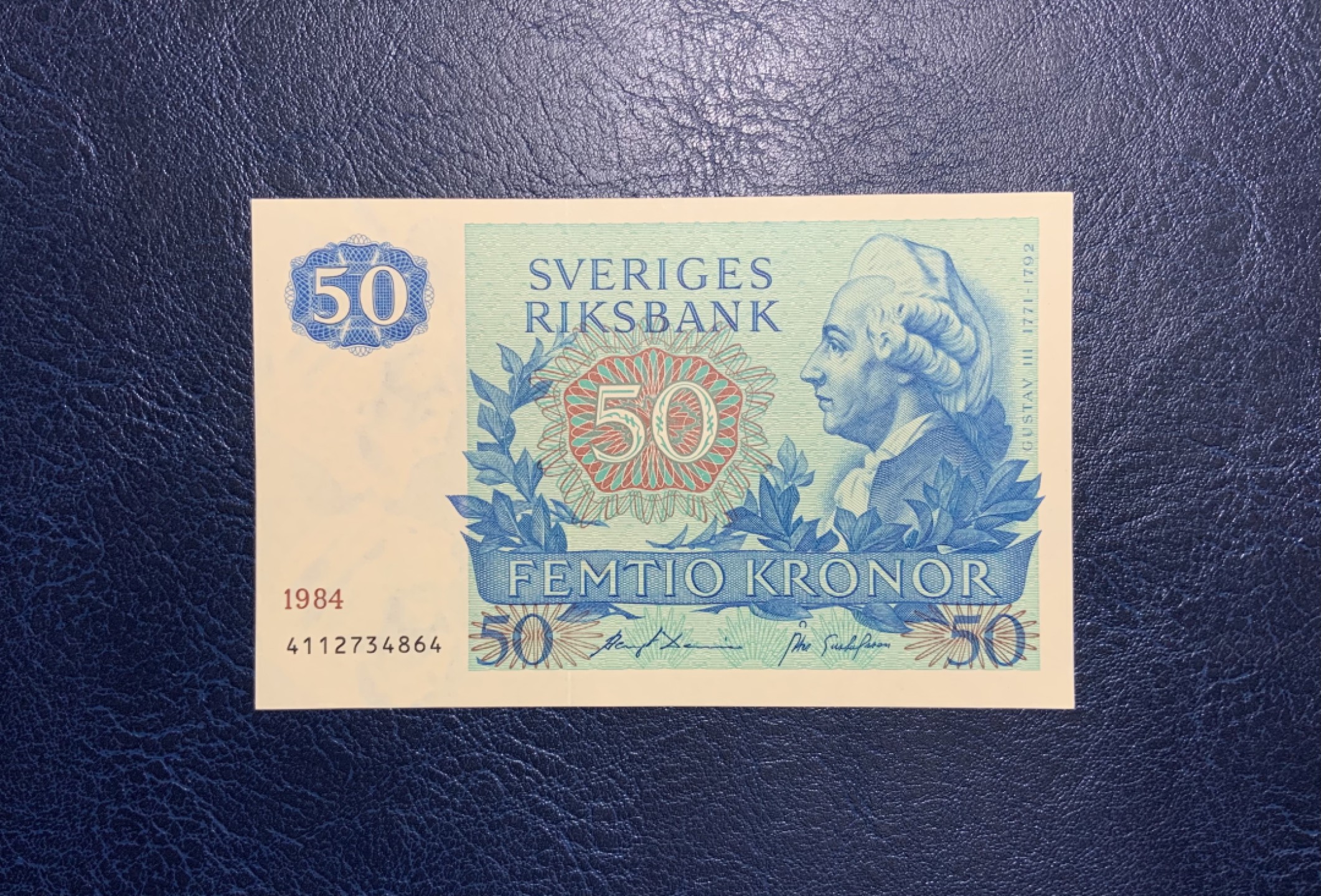 收藏联盟Quantum Auction 第224期拍卖 瑞典1984年50克朗 品相全新UNC