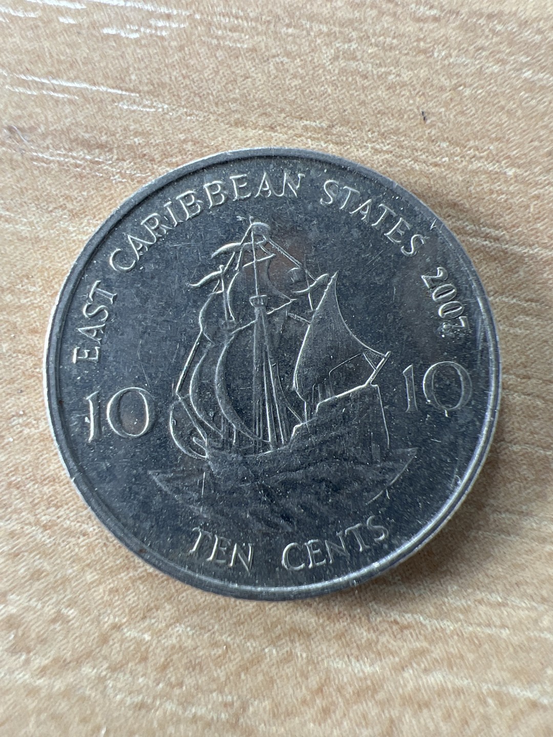 泡泡堂第197期  世界硬币（无押金，无佣金，捡漏，全场20包邮，偏远地区除外） 东加勒比帆船