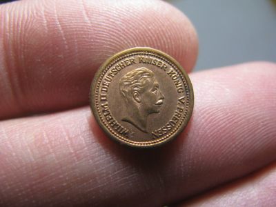 1878年，5马克，德皇威廉二世，代用币 - 1878年，5马克，德皇威廉二世，代用币