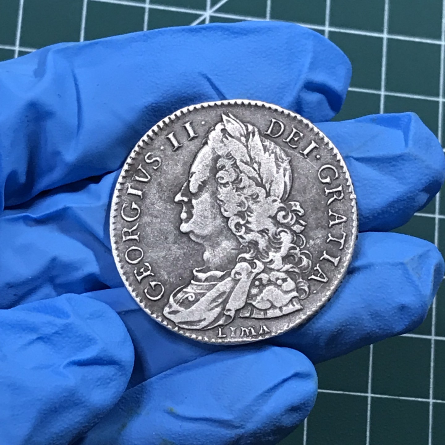 🎩GH钱币拍卖专场 英国乔治二世半克朗银币