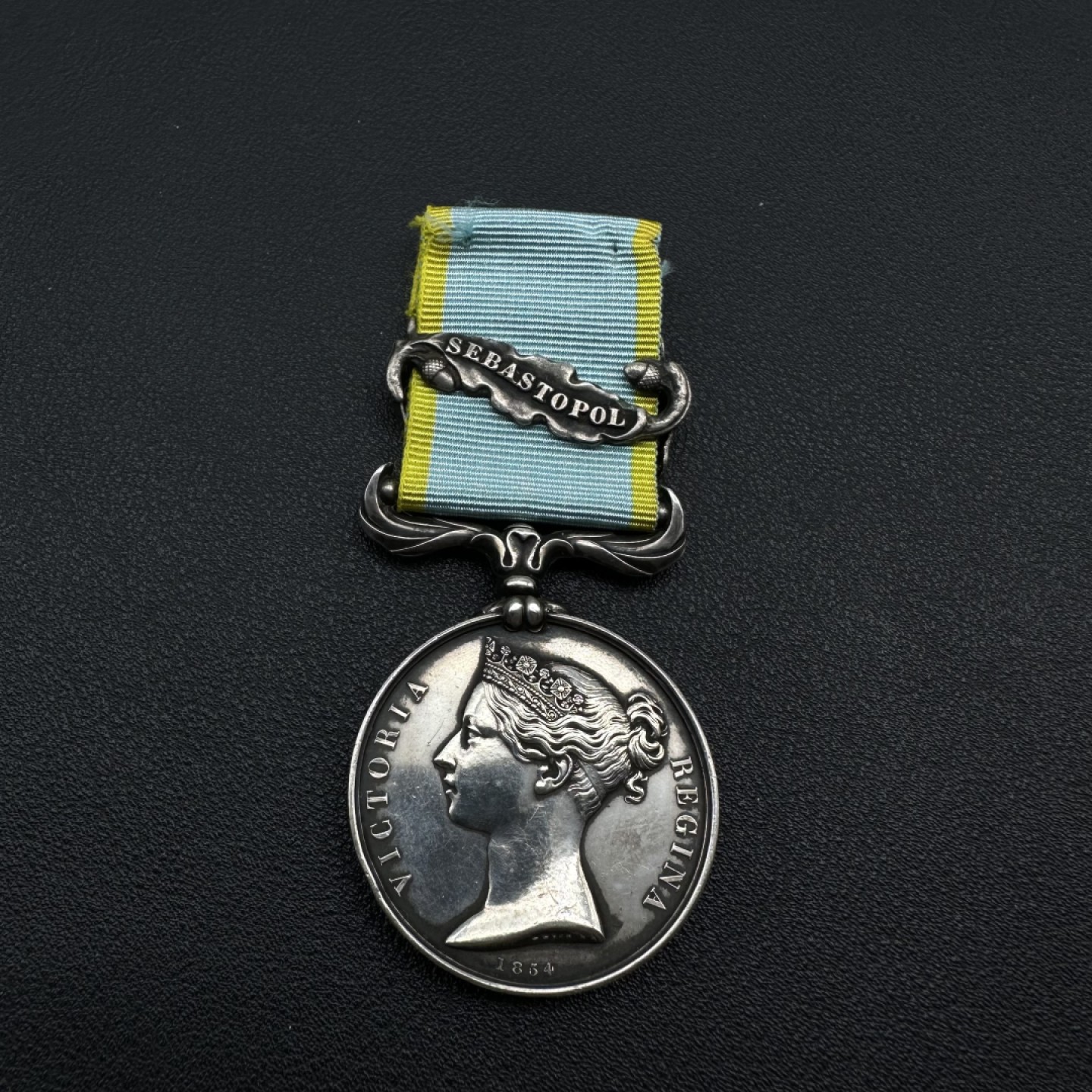 勋章奖章交易所1月14日群拍 大英帝国克里米亚战争奖章带塞瓦斯托波尔勋条