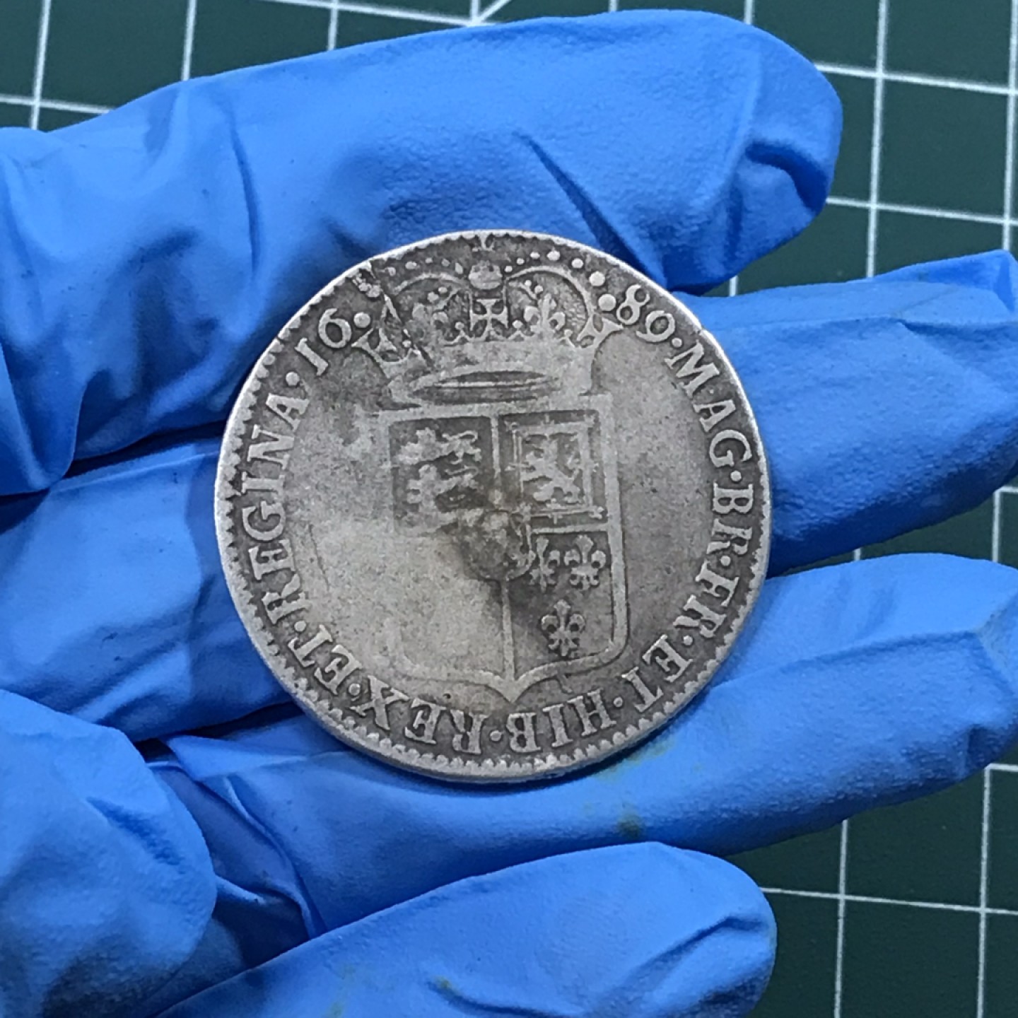 🎩GH钱币拍卖专场 威廉与玛丽半克朗