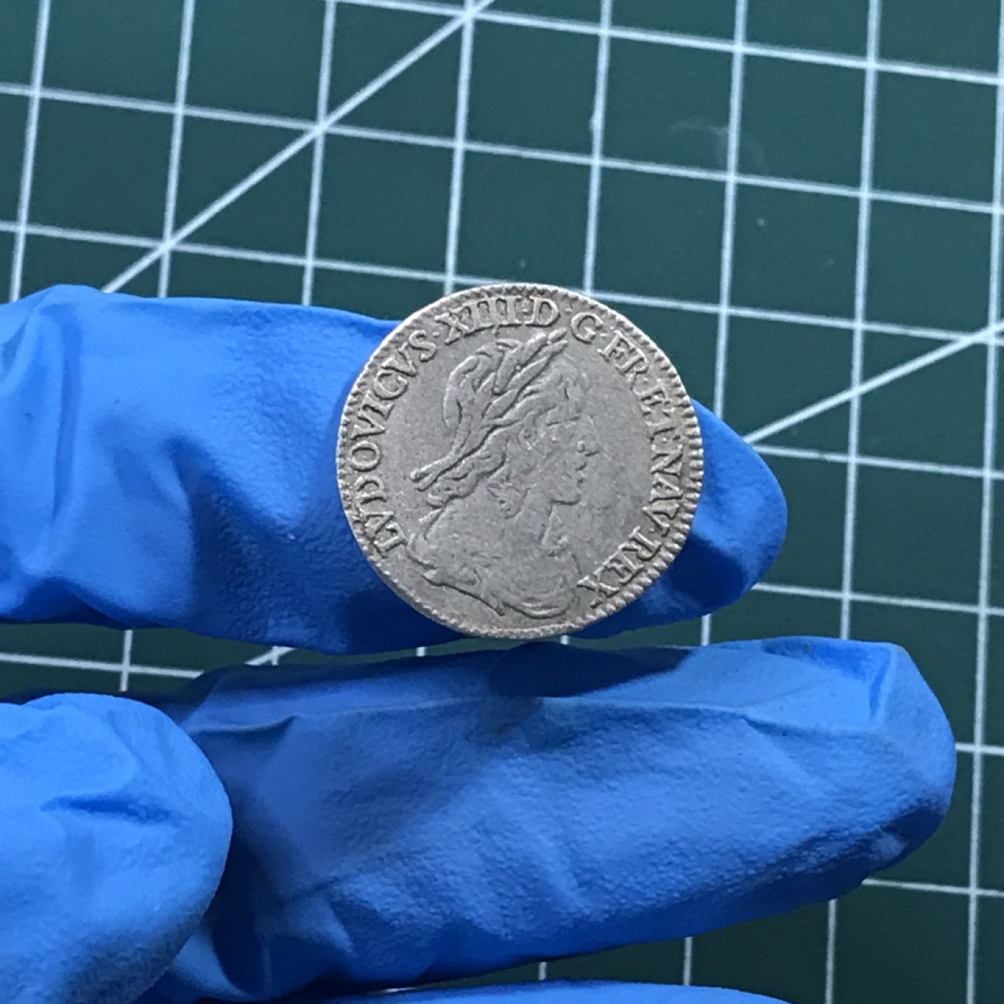 🎩GH钱币拍卖专场 路易十三1/12埃居带底光