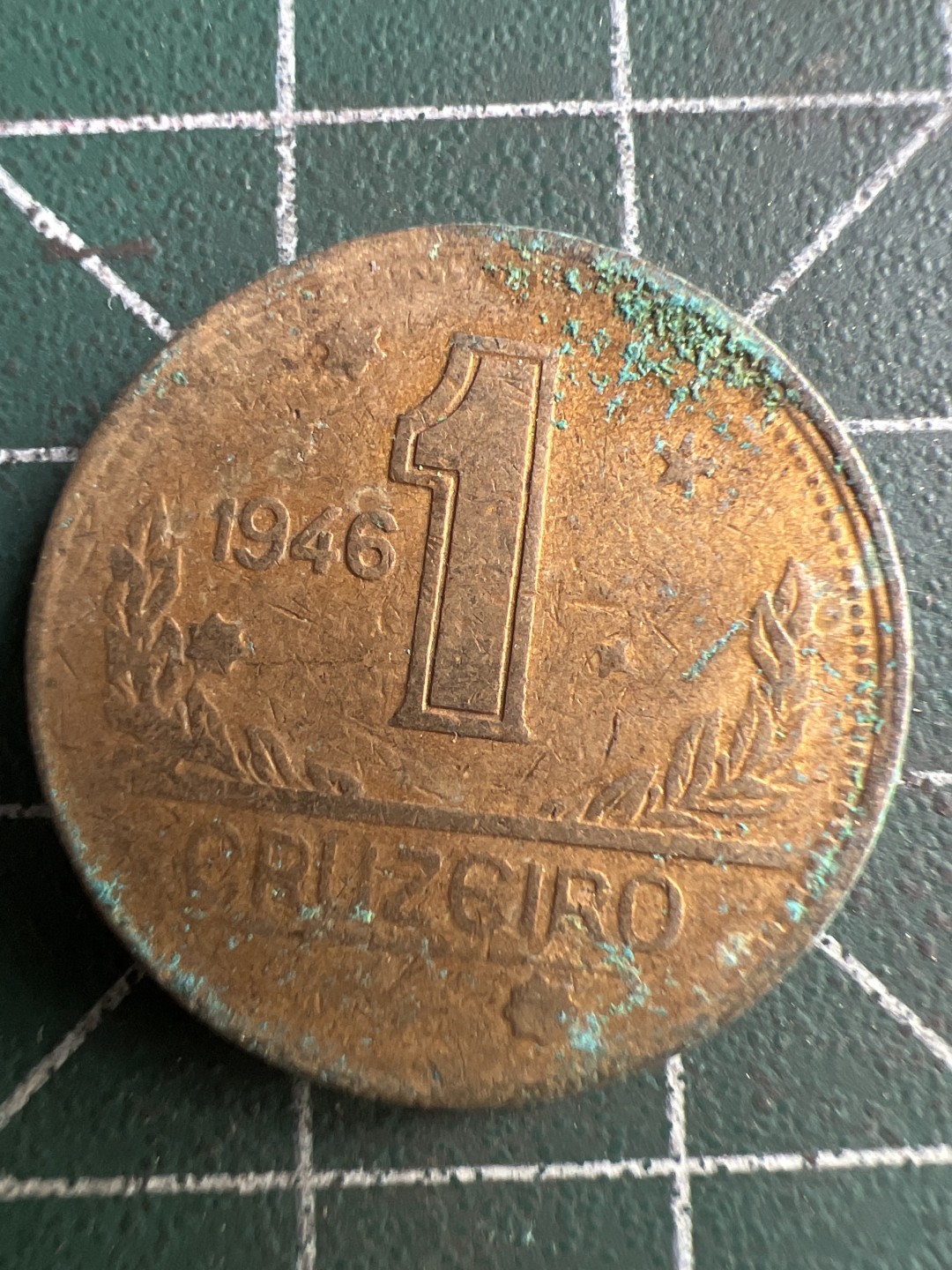 泡泡堂第287期  世界硬币 （无押金，捡漏，全场20包邮，偏远地区除外，接收代拍业务） 巴西一克鲁塞罗