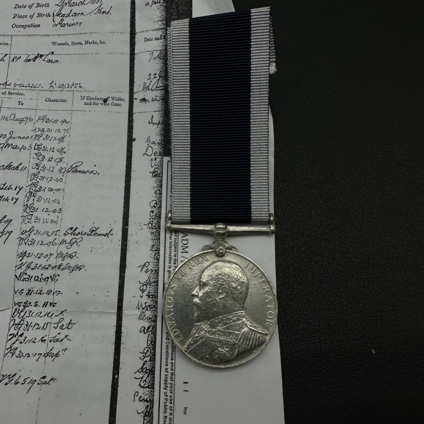 勋章奖章交易所1月14日群拍 大英帝国海军长期服役奖章爱德华七世版