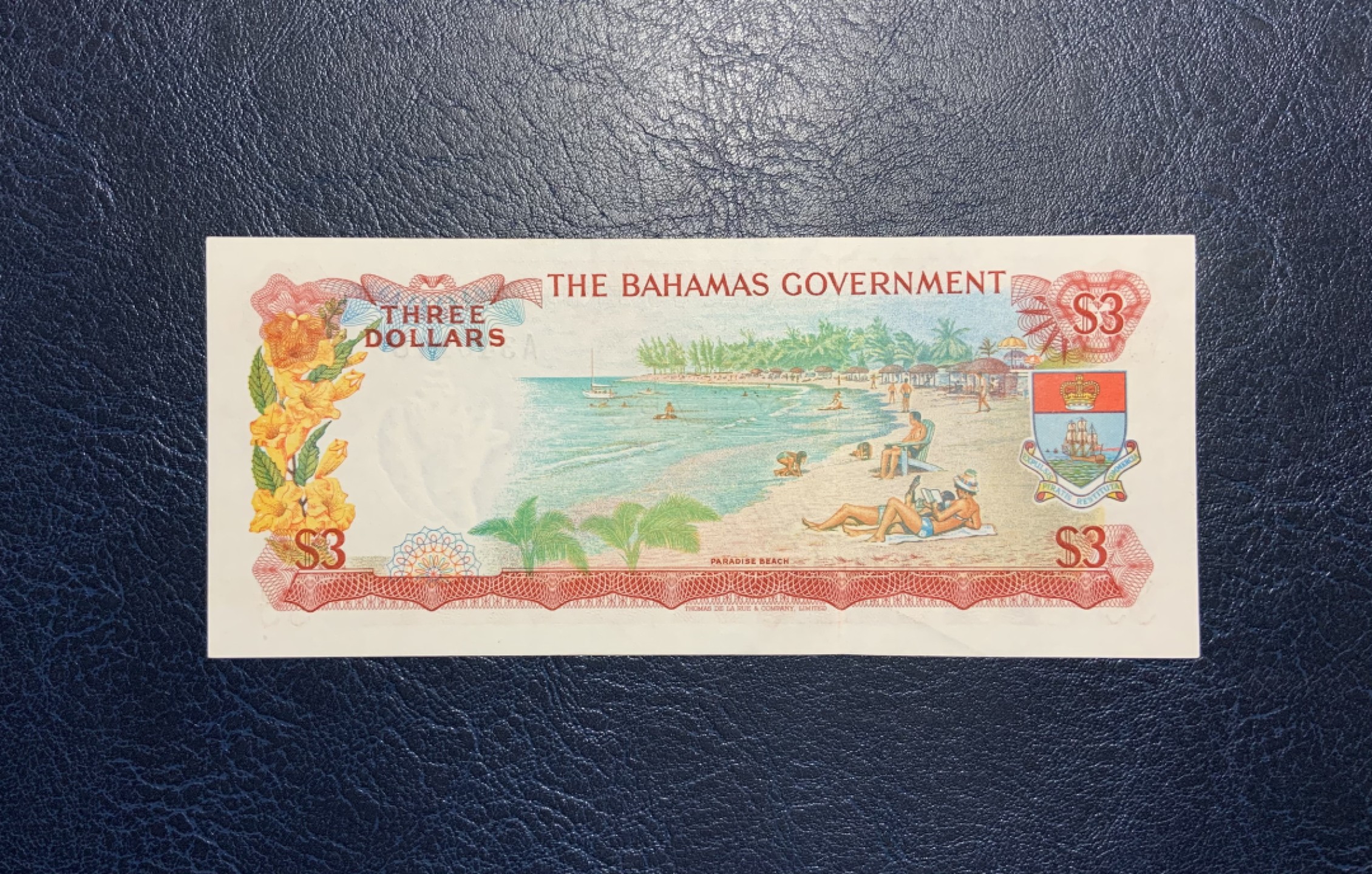 收藏联盟Quantum Auction 第226期拍卖 巴哈马1965年3元 品相AU- 首发年A冠