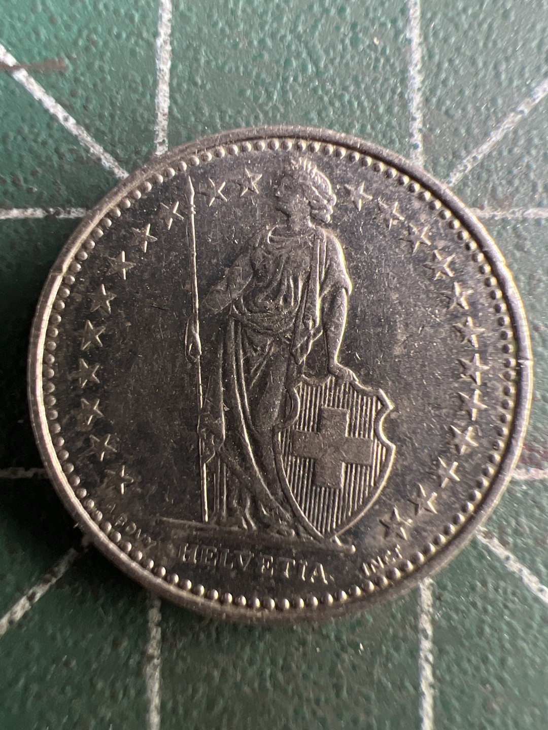 泡泡堂第221期  世界硬币 （无押金，无佣金，捡漏，全场20包邮，偏远地区除外） 瑞士1984年半法