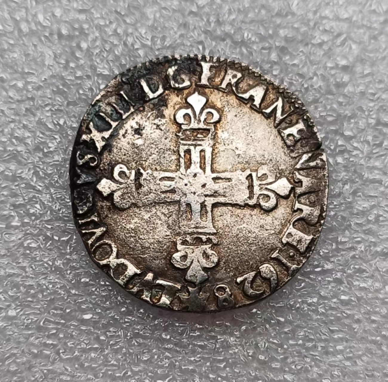 瓶子🏺第74期拍卖会  法国1590年左右卡尔十世1/4埃居银币