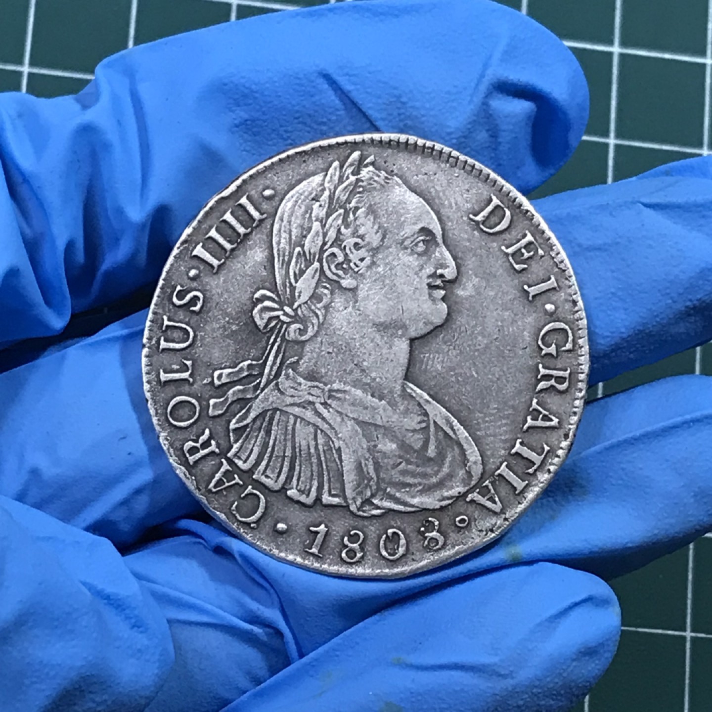 🎩GH钱币拍卖专场 西班牙卡洛斯四世双柱银币