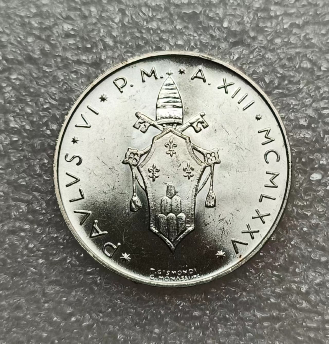 瓶子🏺第74期拍卖会 世界粮食日1970年梵蒂冈500里拉银币 麦穗葡萄