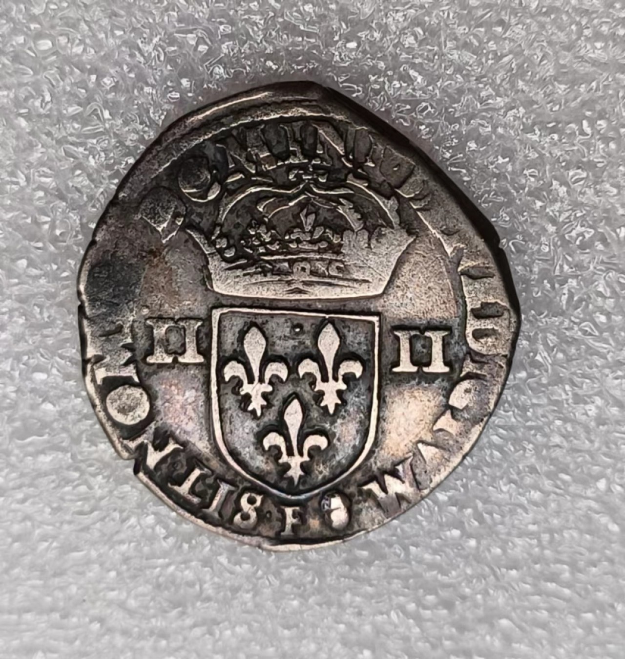 瓶子🏺第74期拍卖会 法国1590年左右卡尔十世1/4埃居银币