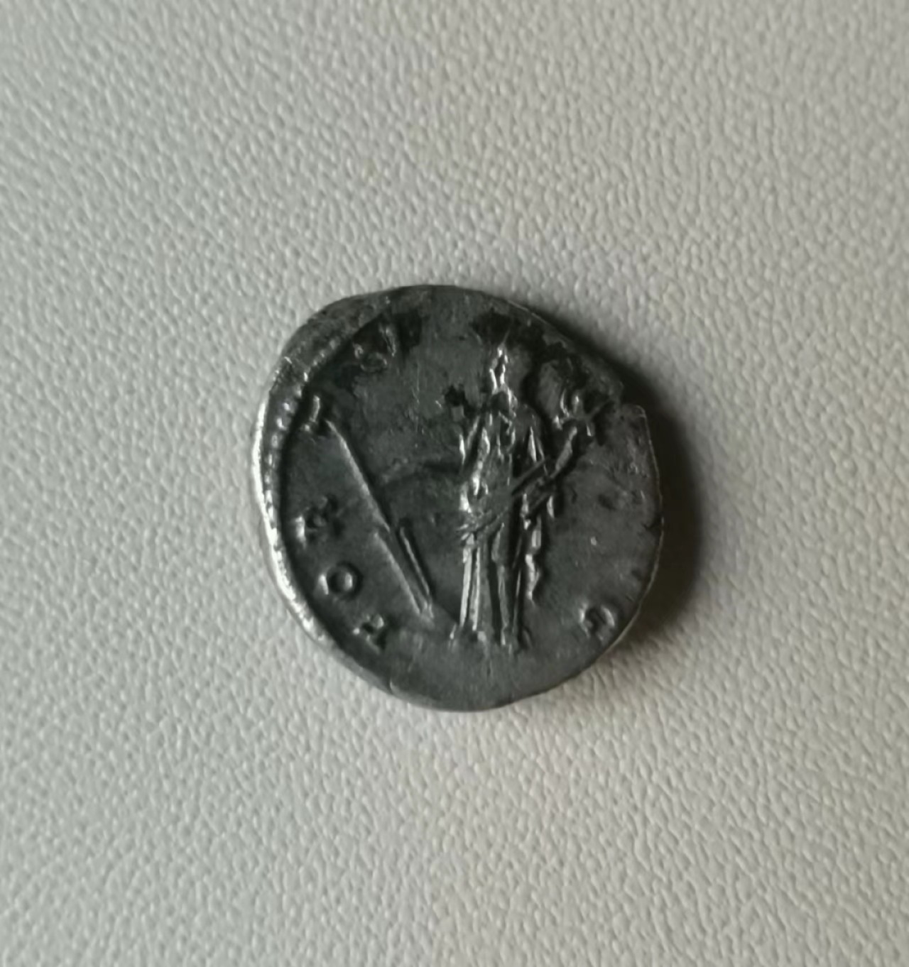 瓶子🏺第74期拍卖会 古罗马帝国时期 公元134-138年 哈德良1第纳里银币 背命运女神福尔图娜