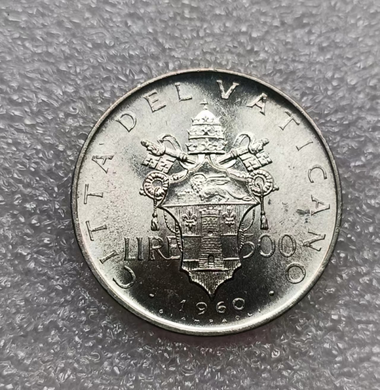 瓶子🏺第74期拍卖会 梵蒂冈1960年约翰二十三世500里拉银币