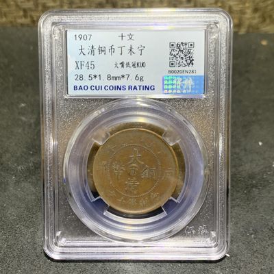 大清光绪元宝湖北省造十文铜元一枚！ - 大清光绪元宝湖北省造十文铜元一枚！
