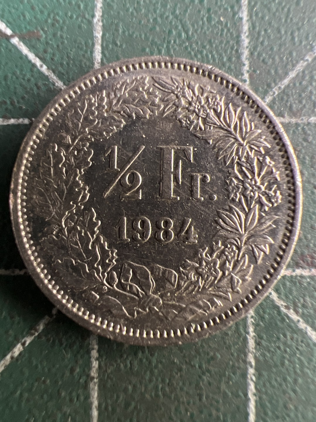 泡泡堂第221期  世界硬币 （无押金，无佣金，捡漏，全场20包邮，偏远地区除外） 瑞士1984年半法