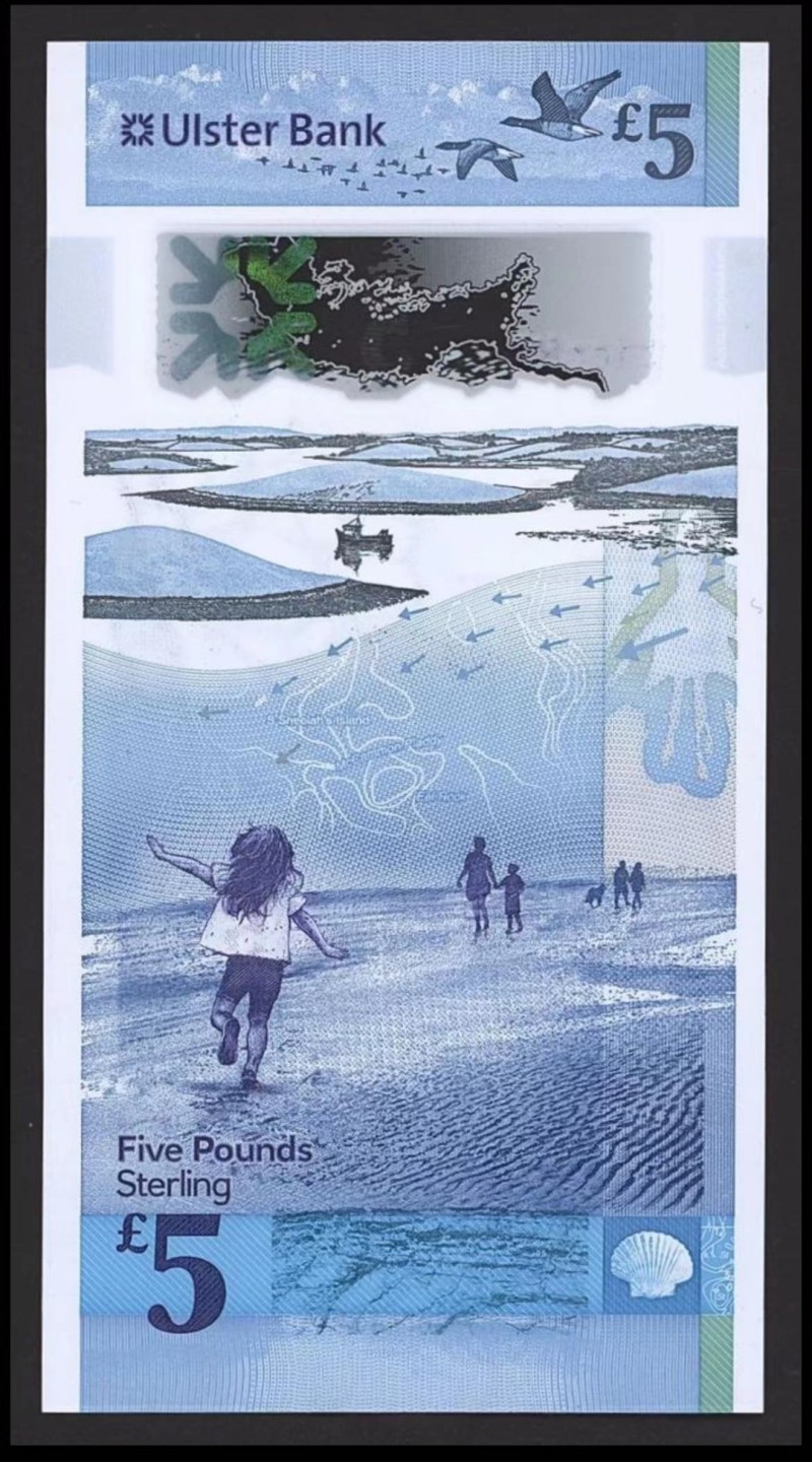 【Blue Auction】✨世界纸币精拍第280期——喜迎新春特别场【精】 【AA全同21（”爱你“）极小号一套】北爱尔兰 2018-2021年 