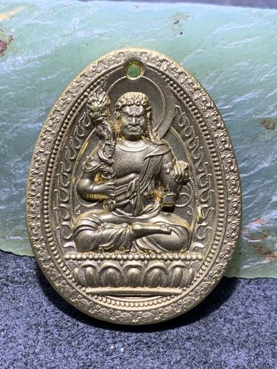 精美黄铜不动明王护身牌一个 - 精美黄铜不动明王护身牌一个