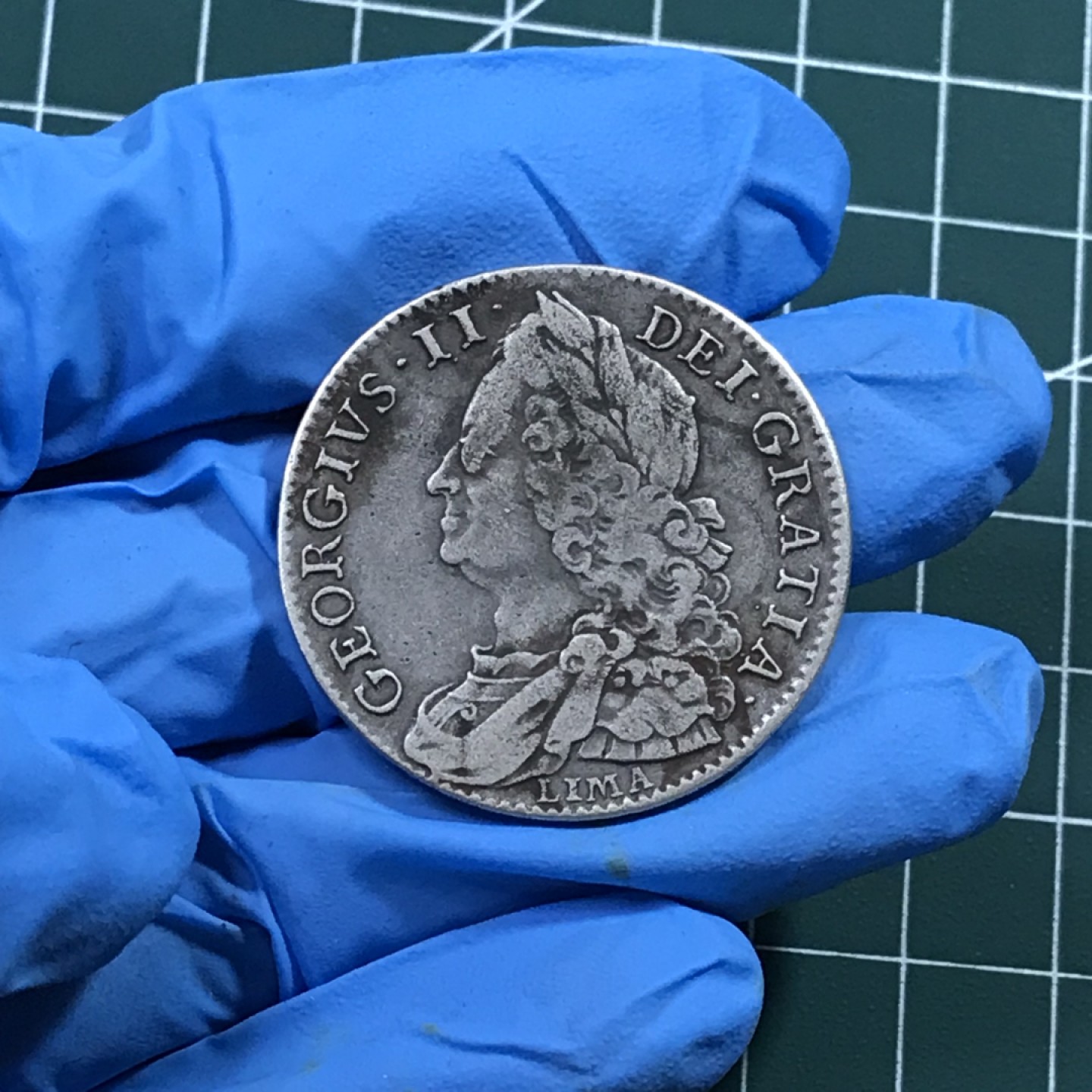 🎩GH钱币拍卖专场 英国乔治二世银币半克朗