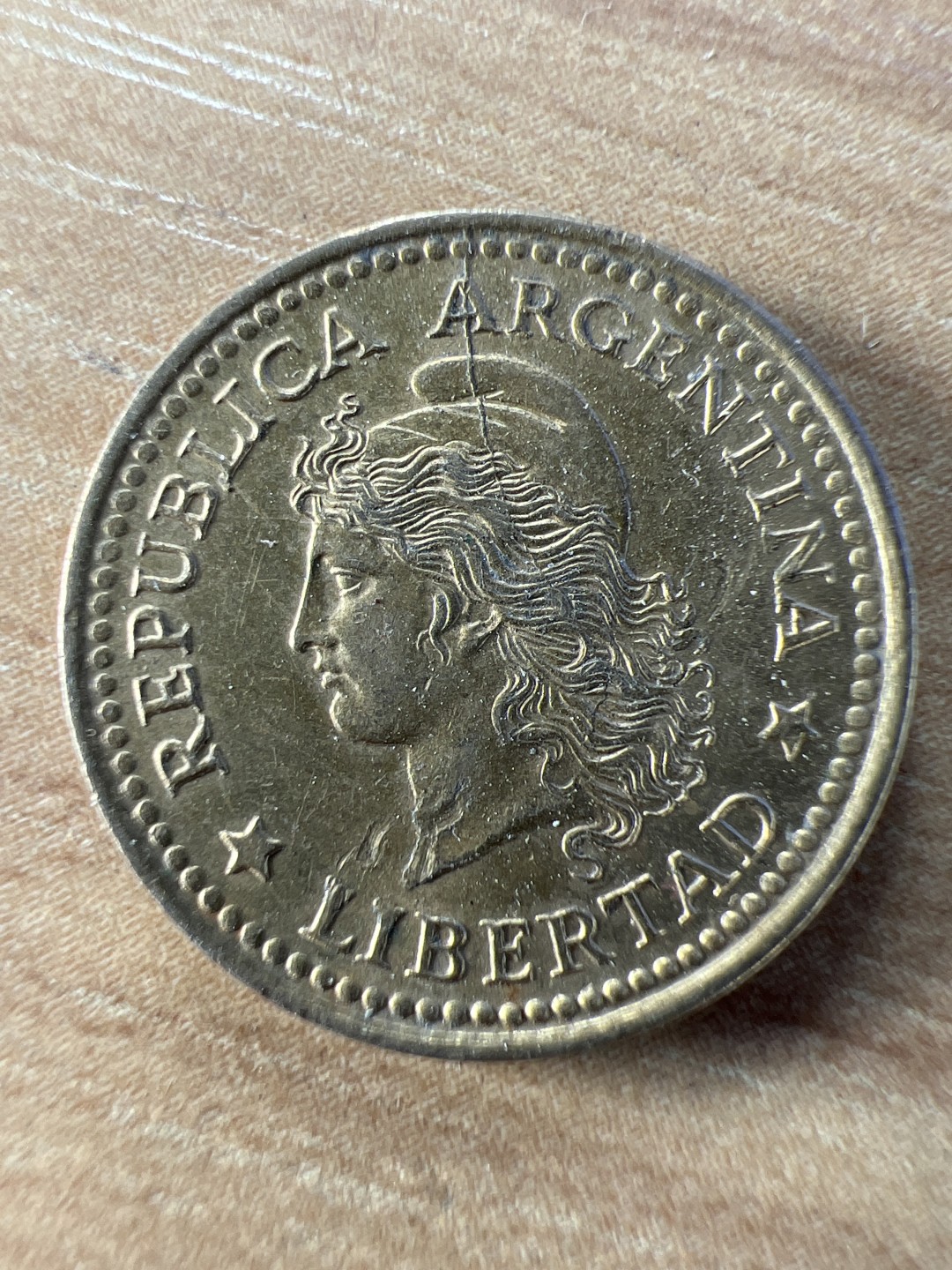 泡泡堂第198期  世界硬币（无押金，无佣金，捡漏，全场20包邮，偏远地区除外） 阿根廷10分