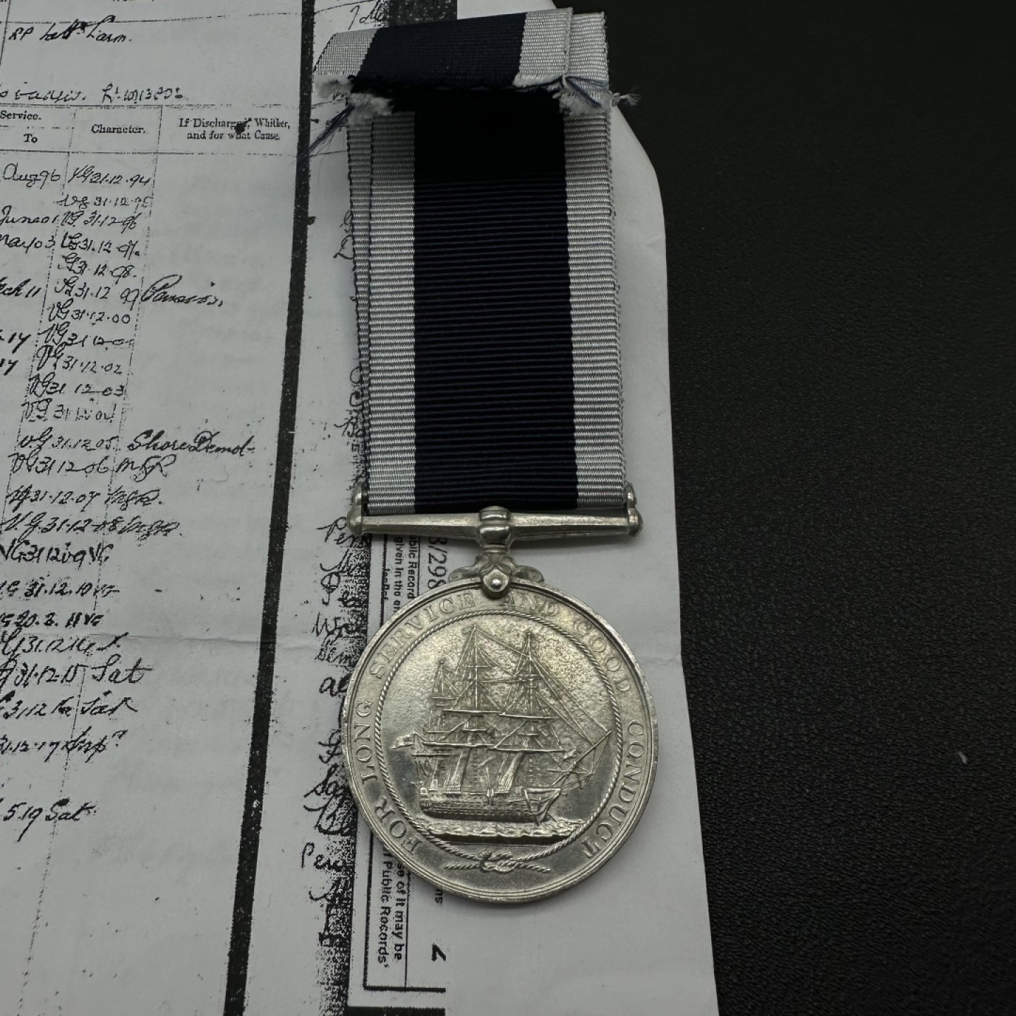 勋章奖章交易所1月14日群拍 大英帝国海军长期服役奖章爱德华七世版