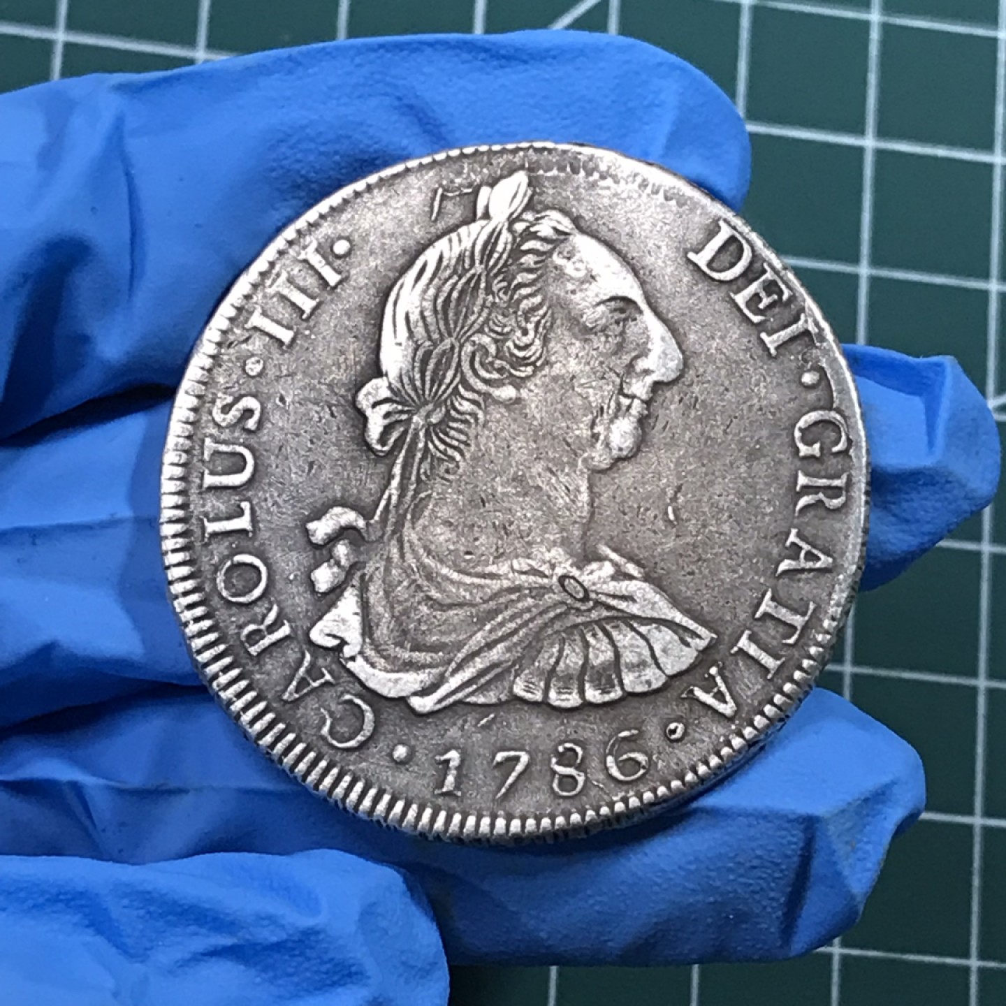 🎩GH钱币拍卖专场 西班牙卡洛斯三世双柱银币