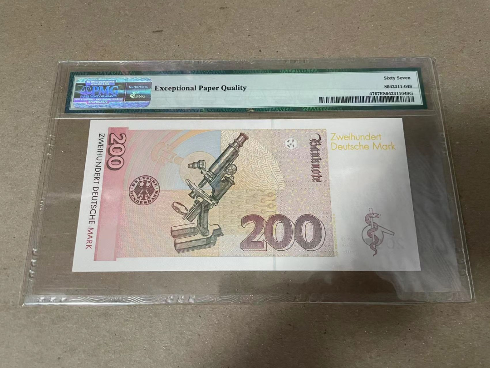 【Blue Auction】✨世界纸币精拍第280期——喜迎新春特别场【精】 德国 1996年200马克 PMG67EPQ  1908年诺贝尔生理学或医学奖获得者保罗·埃尔利希