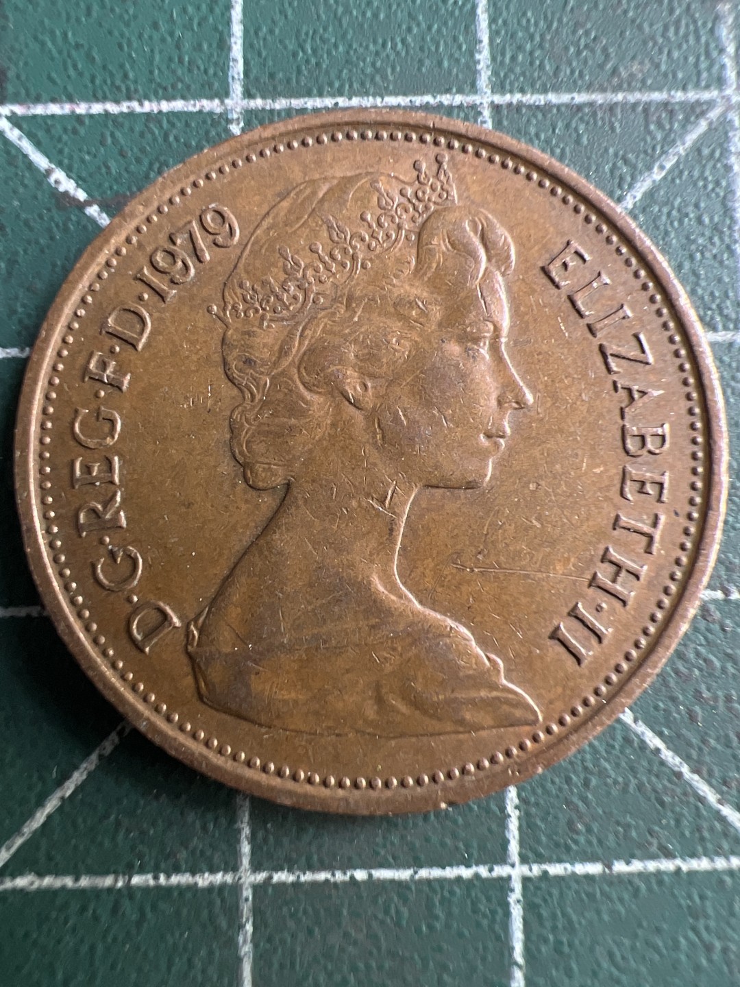 泡泡堂第199期  世界硬币（无押金，无佣金，捡漏，全场20包邮，偏远地区除外） 英国1979年2便士