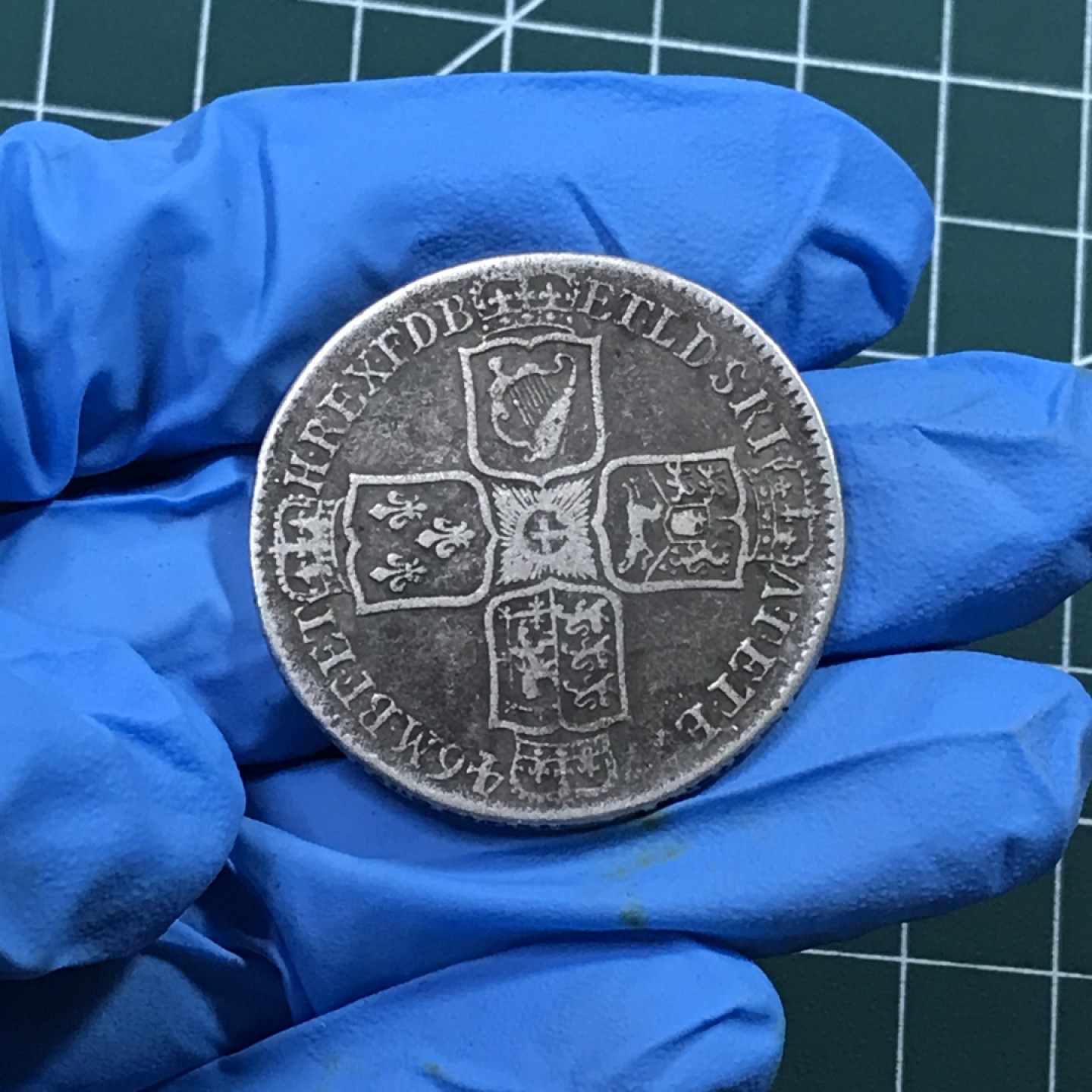 🎩GH钱币拍卖专场 英国乔治二世银币半克朗