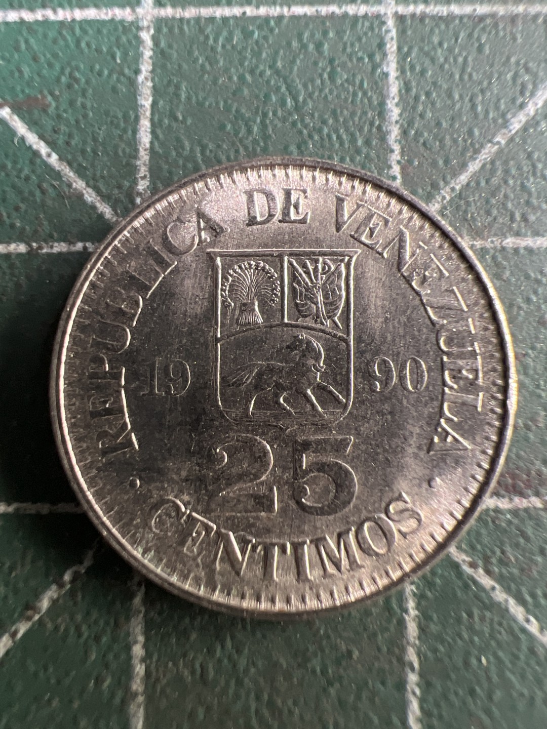 泡泡堂第278期  世界硬币 （无押金，捡漏，全场20包邮，偏远地区除外，接收代拍业务） 委内瑞拉25分