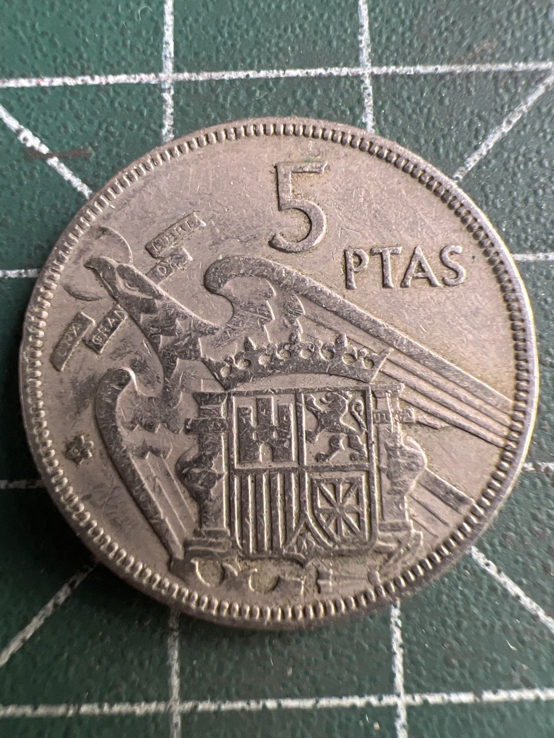 泡泡堂第235期  世界硬币邮票 （无押金，无佣金，捡漏，全场20包邮，偏远地区除外，接收代拍业务） 西班牙5比塞塔