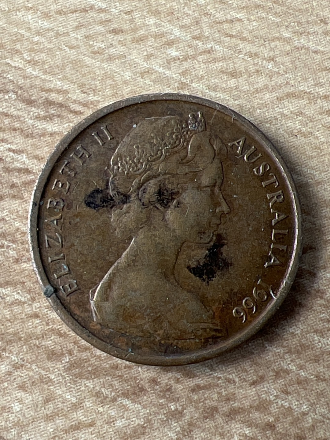 泡泡堂第201期  世界硬币（无押金，无佣金，捡漏，全场20包邮，偏远地区除外） 澳洲一分1966年