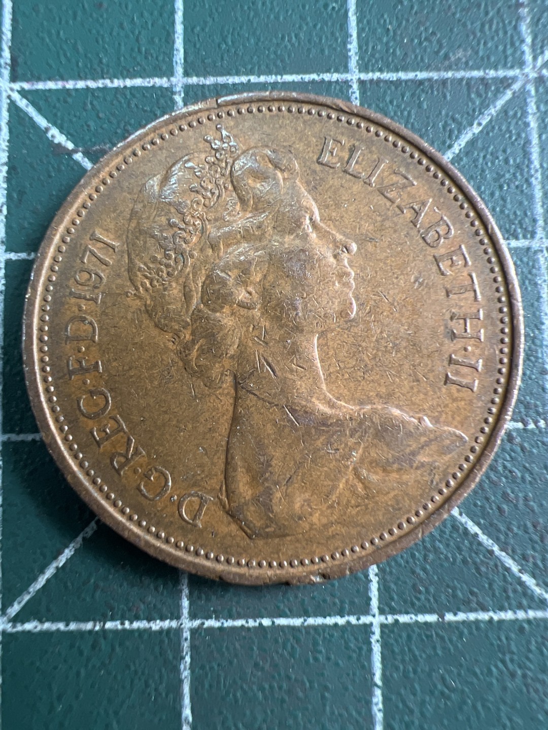 泡泡堂第221期  世界硬币 （无押金，无佣金，捡漏，全场20包邮，偏远地区除外） 英国1971年2便士