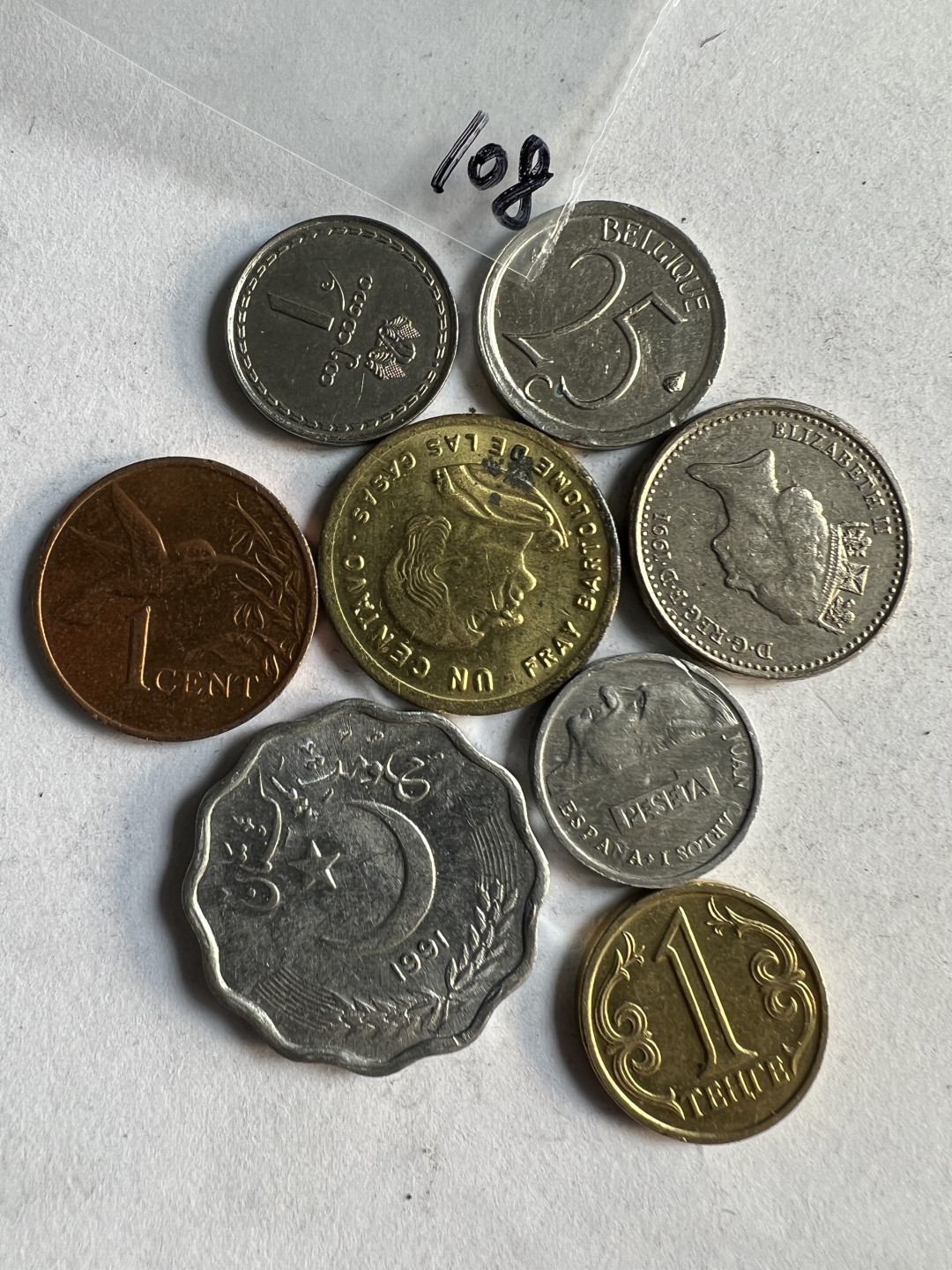 泡泡堂第198期  世界硬币（无押金，无佣金，捡漏，全场20包邮，偏远地区除外） 硬币一袋108