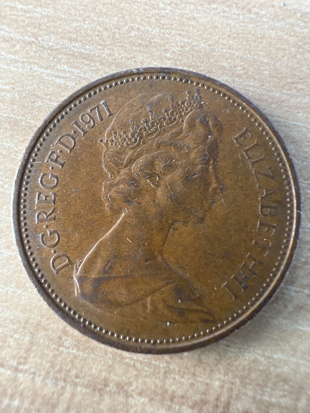 泡泡堂第201期  世界硬币（无押金，无佣金，捡漏，全场20包邮，偏远地区除外） 英国2便士1971年