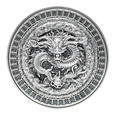 【钱币星球】乍得2021禁龙中国龙2盎司银币 - 【钱币星球】乍得2021禁龙中国龙2盎司银币