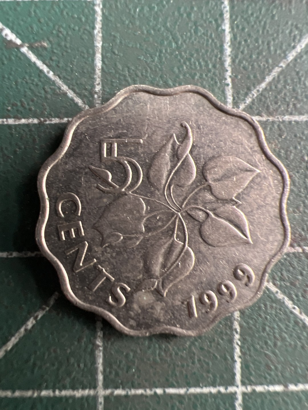 泡泡堂第221期  世界硬币 （无押金，无佣金，捡漏，全场20包邮，偏远地区除外） 斯威士兰五分